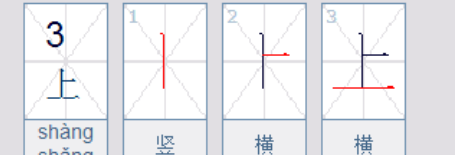 上的笔顺田字格,上在田字格的笔画顺序和格式怎么写图4