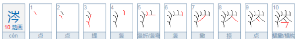 涔怎么读 拼音,涔这个字读什么图3