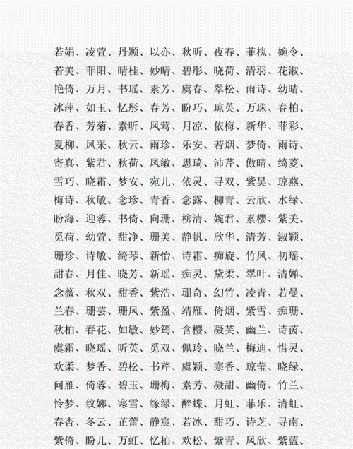 女孩子什么名字好听又文雅,女孩子起什么名字好听图2