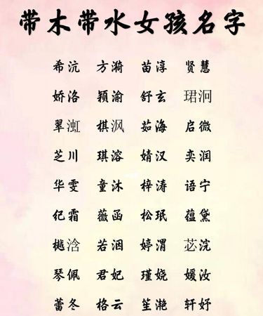 带一字的女孩名字,女孩的名字图2