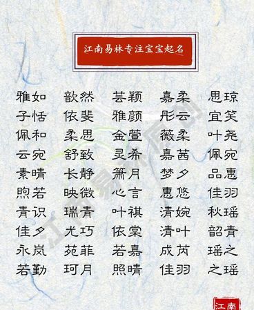 带一字的女孩名字,女孩的名字图3