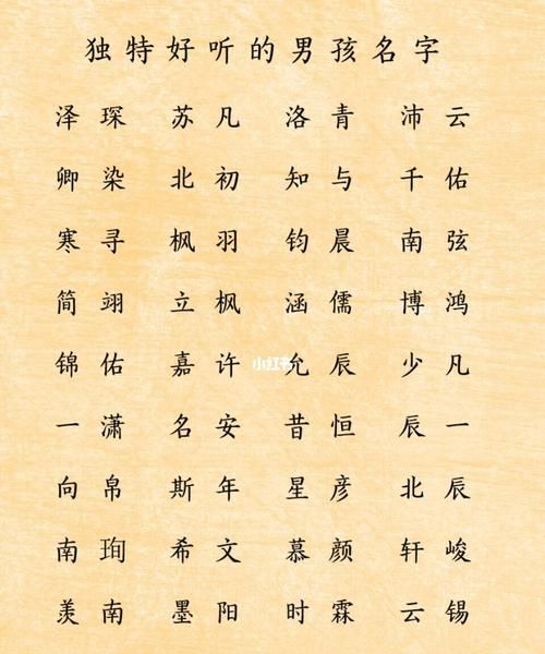 男宝宝取小名名字好听,男宝宝取个什么小名好听图1