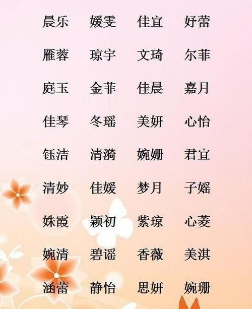 小女孩取名字大全免费,小女孩取名字大全图3