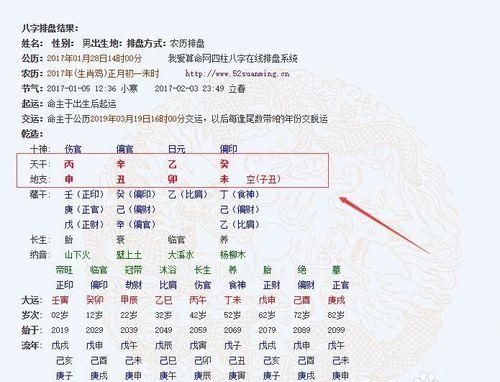四柱八字排盘免费,免费四柱八字排盘详解图3