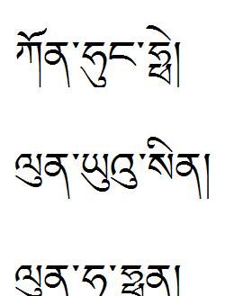 藏语名字英语,藏语的名字图1