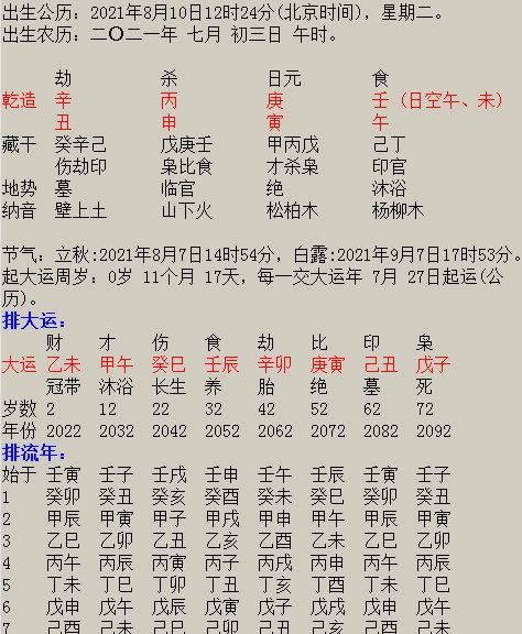 免费生辰八字测命运,免费测生辰八字算命图4