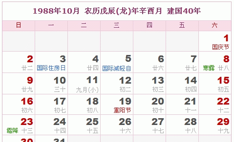 1988年7月29日阳历
,出生的旧历如果是7月29日新历为多少新历...图4