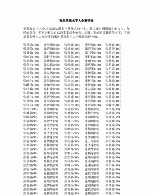 张姓宝宝取名字大全免费,张姓女孩如何取名图2