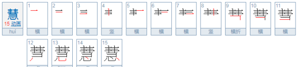 慧的拼音和笔画,慧的全拼音怎么打图3