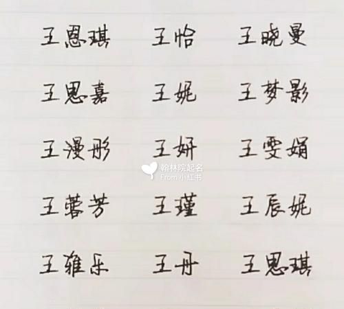 姓王的名字女孩好听,王姓女孩什么名字最好听图4