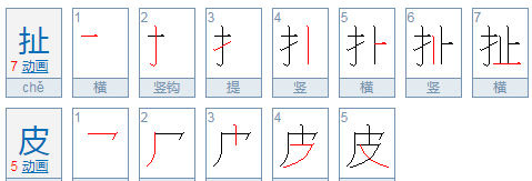 扯组词和拼音字,扯皮的原意是什么意思图2