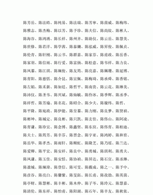 陈起名字大全男孩,陈姓男孩取名字大全图4