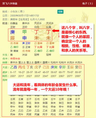 八字在线算命免费排盘,免费八字排盘详解图1