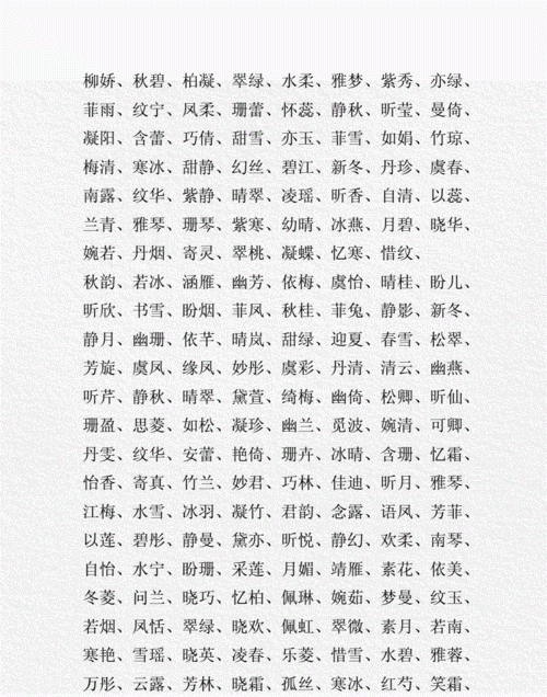 女孩子的名字怎么取,名字女生的怎么取图2