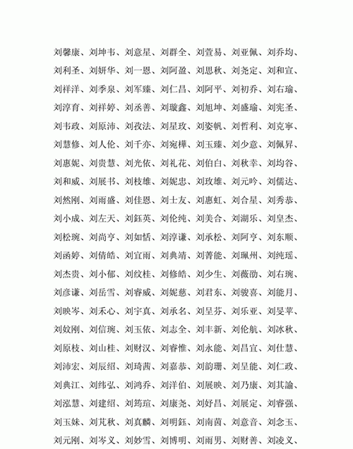 姓刘的男孩名字两个字，给姓刘的男孩起名字第二个字是传？图1