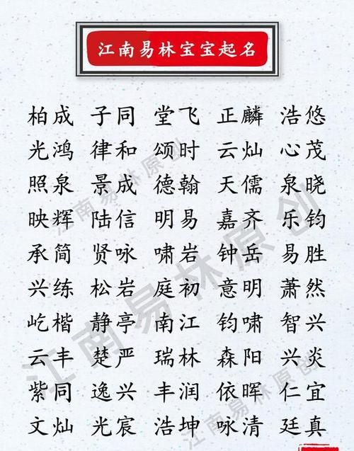 男孩名字寓意好的名字,金和水组合寓意好的男孩名字图1