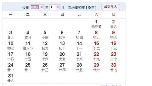 腊月十一是阳历几号
,阴历的腊月是阳历的几月?图2