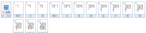 翟怎么读什么意思,翟怎么读图2