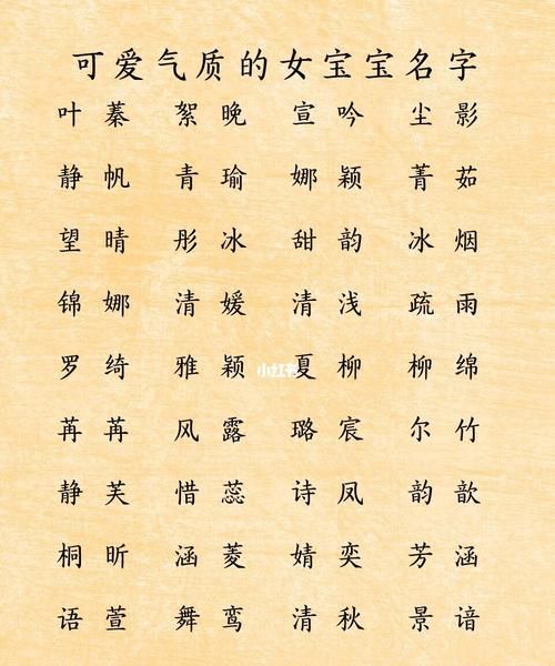 简单可爱的女孩名字,牛年出生女孩最佳取什么名字好图4