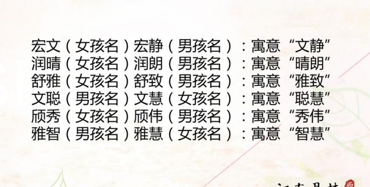 龙凤胎取名大全,牛年龙凤胎取名字大全图4