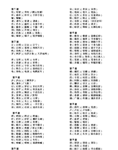 扩组词,撒的多音字组词图4