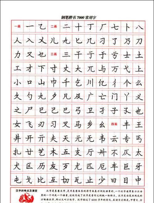 常用字大全7000字,7000个常用汉字表图1