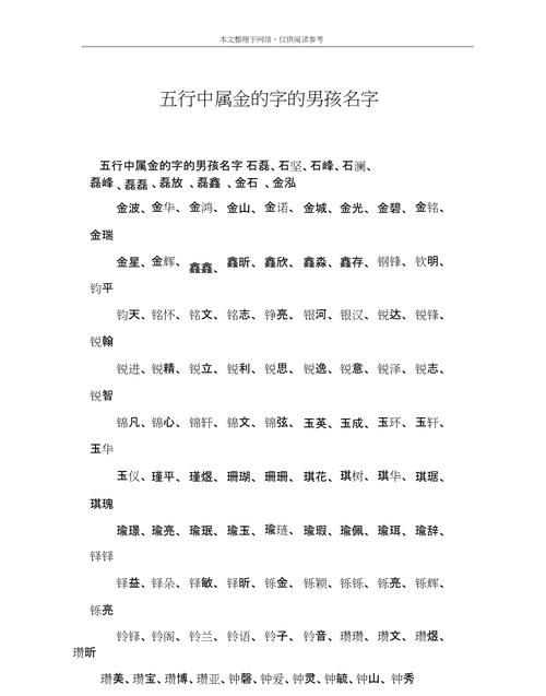 缺金的男孩名字库,缺金的名字男孩图3