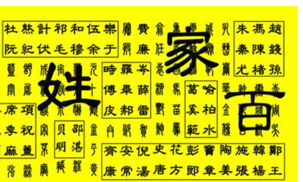 中國第一大姓氏排名榜,全國姓氏人口最多的是哪個姓圖5