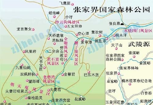 张家界旅游线路,张家界旅游攻略景点必去处图7