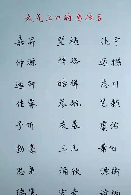 小男孩的名字好听又帅气,好听的男孩名字大全男孩图4