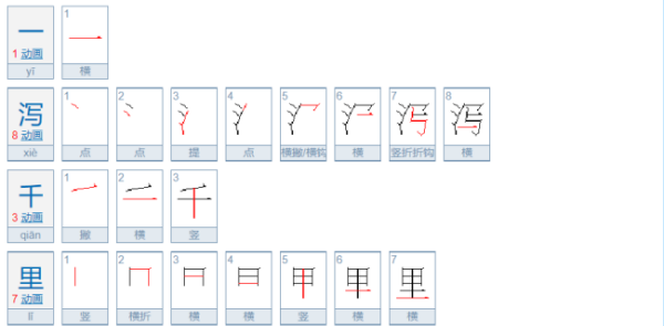 一泻千里的意思,一泻千里的意思图1