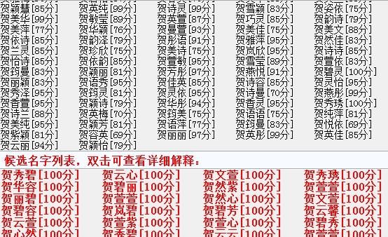 免费取名00分姓名,公司起名字测试打分100分图3