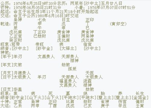 生辰八字喜用神查询表,八字喜用神和忌神在线查询图2