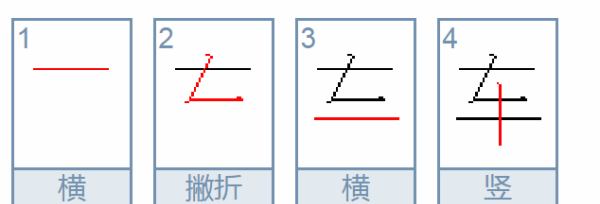 车的笔顺 正确,藏的笔画顺序正确写法图3