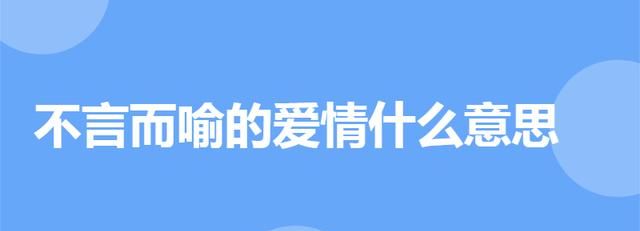 不言而喻的意思,不言而喻的意思是什么图2