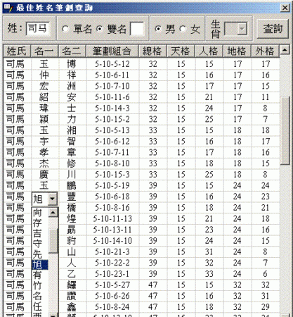 姓名笔画数查询,起名中的天格地格人格外格总格都怎么算的图4