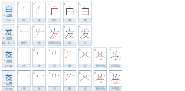 白发婆娑的意思,美味什么四字词语怎么写图1