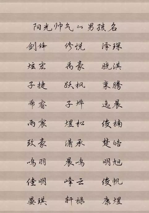 给孩子起名字男孩,给小男孩起名字~图4