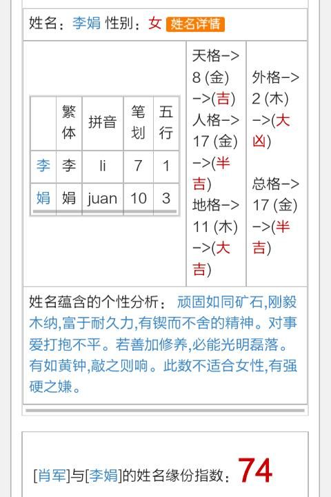 测测名字得多少分,免费测试我的名字多少分图3