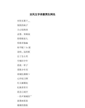 六字昵称古风霸气,6个字的网名霸气网名图3