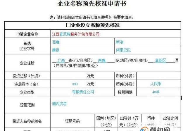 企业名称核准网上申请,名称预先核准登记流程网上申请填错了图4