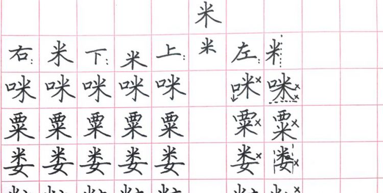 米字旁的字,带“米”字旁的字都有哪些图1