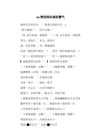 霸气情侣网名超拽高冷二字,霸气情侣网名超拽高冷二字图3