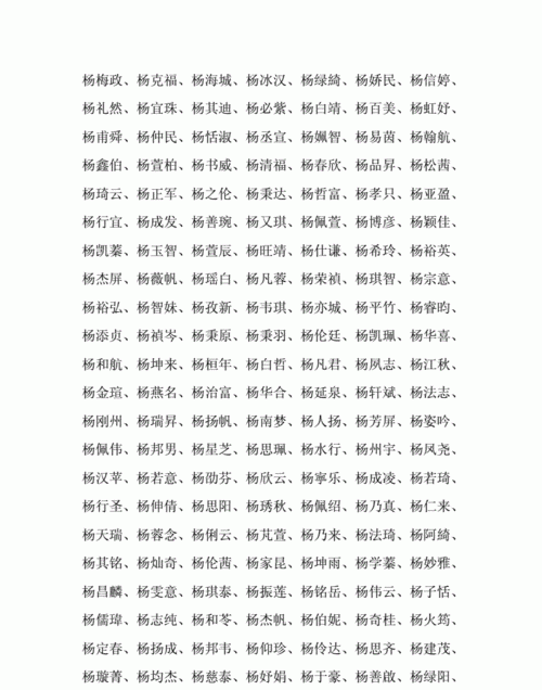 杨姓取名00分名字,杨姓女孩起什么名字好牛宝宝图2