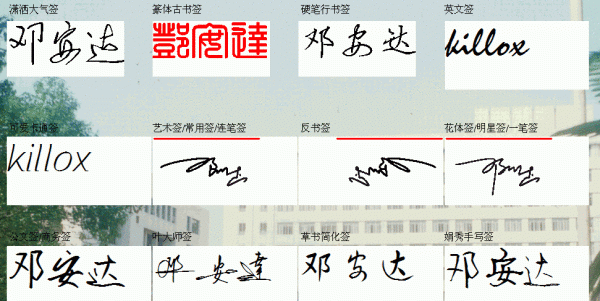 免费学签自己名字,怎样签名自己的姓名郑碧芳图5