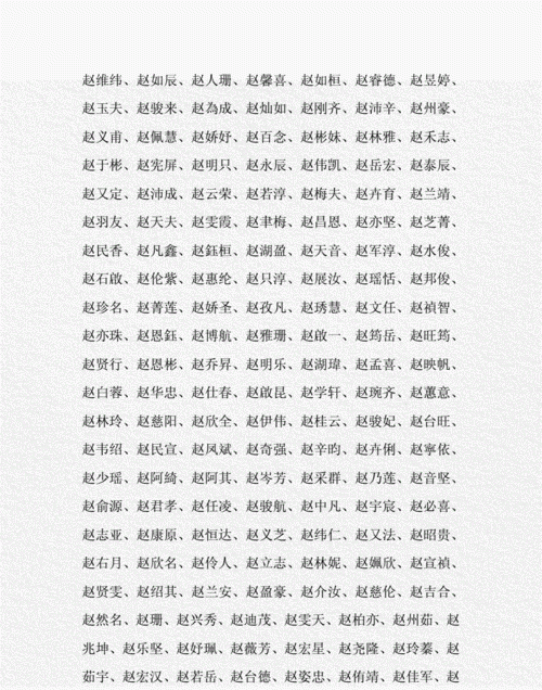 姓赵打分00分的名字大全,赵姓男孩名字100分独特好听图4