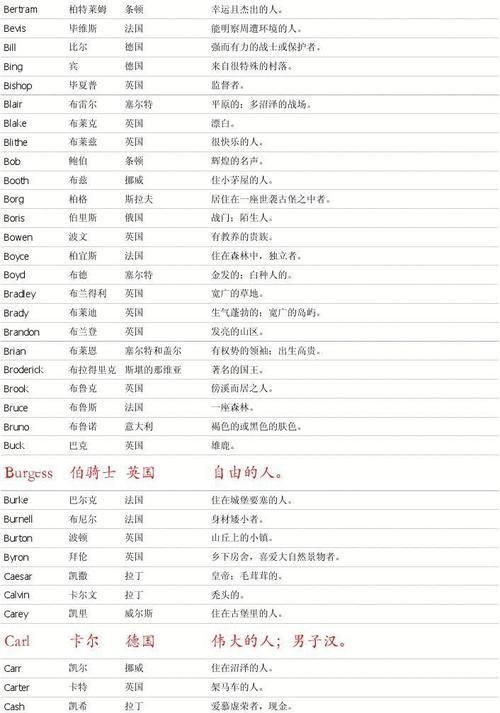 男性英文名字大全,男孩英文名字大全及寓意图2