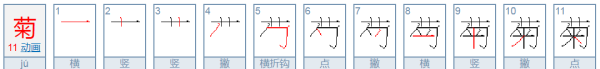 菊的拼音,菊字的拼音怎么写图2