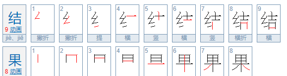 结果子的拼音,结果子的读音是什么图4