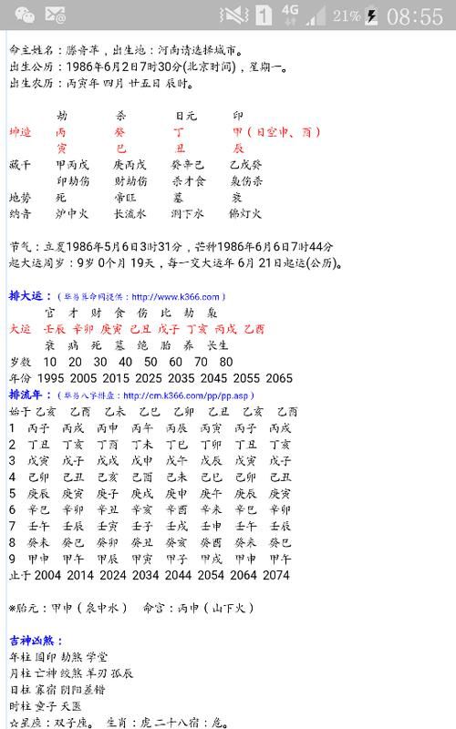 最准八字排盘详解,八字免费算命排盘详解图4